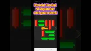 28 September Hamster Kombat mini game daily key🗝️ puzzle solved unlock key#hamsters #hamsterkey