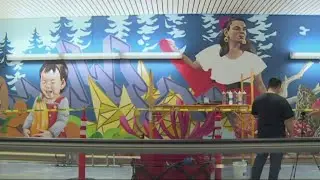 Artists transform tunnel at PDX
