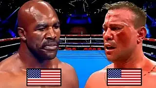Evander Holyfield (Usa) vs Vinny Maddalone (Usa) |  TKO Boxing Fight Highlights