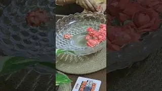 || Urli decor | Flower decoration | Floating flowers || #urli #flowers #decoration #janmashtami