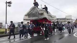 2018.10.27 本宮秋祭り 三部合同運行③ もとみや橋より出発