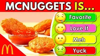 Tier List Rank Popular Restaurants Fast Food Items from Favorite to Yuck 🍕📝 - Junk Food Quiz