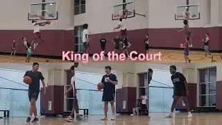 King of the Court at LifeTime Fitness, 7pts all 1s 4dribble limit