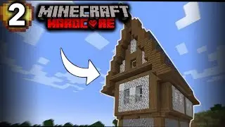 Medieval home!! | Hardcore Minecraft #2