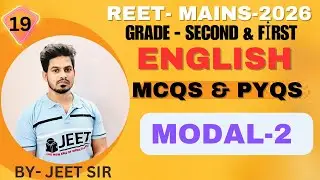 Mcqs on Modal part-2 || Modal in English grammar || JEET SIR 