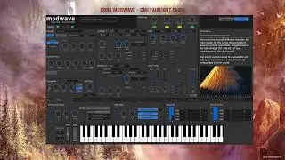 Korg modwave - different kind of sounds based on custom wavetables