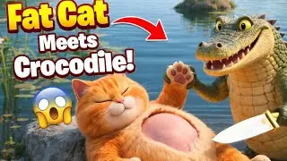 Lion Fell Asleep&hellip; Cat Did THIS! 😹🦁Cutest & Funniest Cat vs Lion Scene Ever 😂This Cat Gave a Lion a 