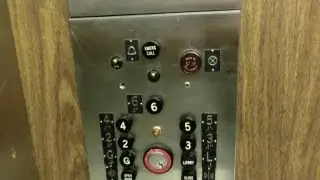 Vintage Otis Pre-Lexan Traction Elevator @El Camino Hospital, Mountain View CA