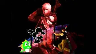 Mugen: Mr. Game and Watch and Bubblun vs. Dante and Billy Two-Moons (Requested)