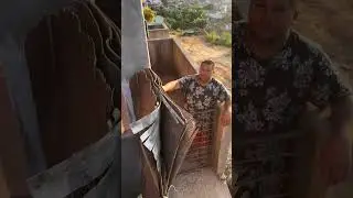 Neighbor knocked down my wall