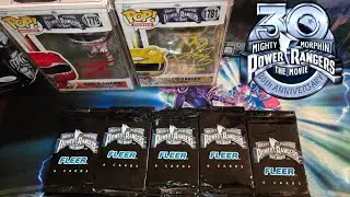 Mighty Morphin Power Rangers: The Movie | FLEER Hobby Packs! | 30th ANNIVERSARY RIP!