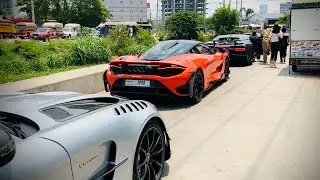 BEST Lamborghini Aventador SVJ COLD Start, Bugatti, and More! - AMAZING CAR SPOT In The City #40