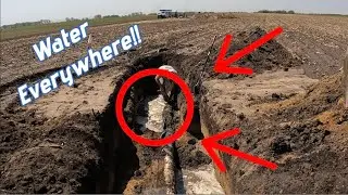 This Pipe Burst So We Had To Fix It