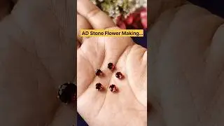 AD Stone Flower Making tutorial..#shorts