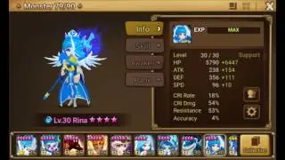 Summoners War KEY Rina Weakness