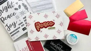 Peace & Joy Greeting Card | Card Making Tutorial | 25 Days of Christmas | Stampin Up