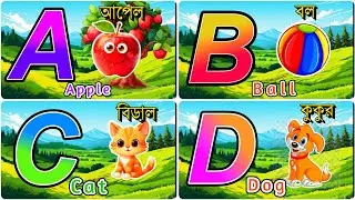 Learn English Alphabet A to Z | ABCD শেখা | Bangla Kids Learning 