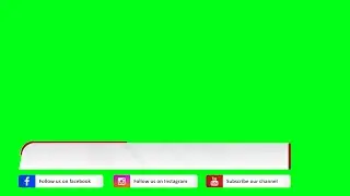 Professional News Lowerthird Chroma key Green screen