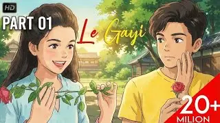 Le Gayi Le Gayi 🌸 Cute Ghibli Love Story | Dil To Pagal Hai (AI Video) Part 01@Vibe-FlowStudio 