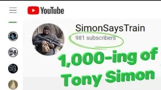 1,000-ing  of Tony Simon's 2A4E Diversity Shoot YouTube Channel = LIVE Tonight