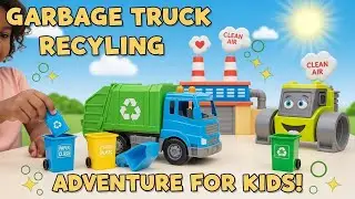 Garbage Truck Recycling Adventure for Kids  Fun Toy Trucks Playtime!