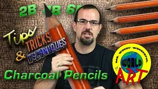 What is the difference between Charcoal Pencils? 2B, 4B, 6B...What Does That Mean???