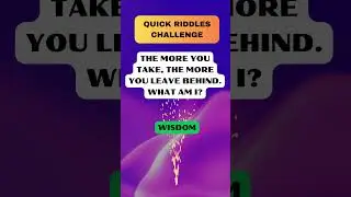 Wisdom Chase: Quick Riddles Unraveled #riddleblitz  #shorts