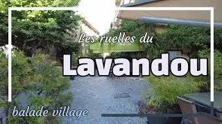 Balade dans les ruelles du Lavandou (France) 4K