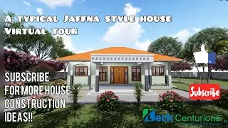 Architectural 3D model of a Typical Jaffna Style House  #BuildingIdeas  #HousePlan #techcenturions
