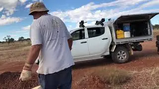 Fossicking zircon gems Mud Tank Harts Range NT Australia #fossicking #northernterritory #gemtree