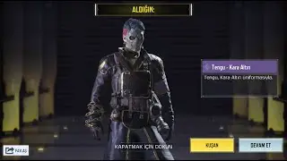 COD Mobile | BEDAVA &Uuml;CRETSİZ KARAKTER: TENGU - KARA ALTIN SKİN OYNANIŞ !! - #CallofDutyMobile (CODM)