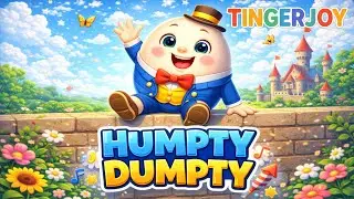 🌍🥚 Humpty Dumpty 🎵 | Fun 3D Kids Song 👶🧸 | Classic Nursery Rhymes & Cartoons ✨🏰