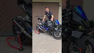 FULL str8 exhaust on BRAND NEW S1000RR BMW