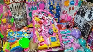 Unboxing Hello kitty Sanrio Kitchen set 4 Minutes Satisfying ASMR ( no music )