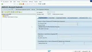 How to Customize the Navigation Tree in GL Account Creation