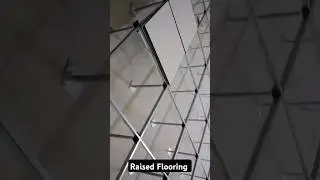 Raised Flooring/Access flooring/False flooring#construction #civilengeeniring#flooring #raisedfloor