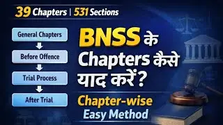 How to learn chapters of BNSS |Chapter-wise Easy Method | BNSS 2023