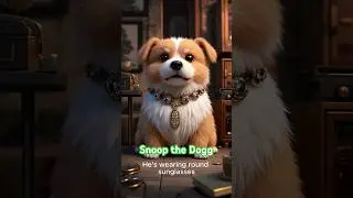 Fluffy Snoop Pup&rsquo;s Chill Day #funny #youtubeshorts #shortsviral #cartoon