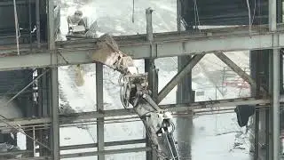 Dismantling The General Electric Building In Pittsfield MA