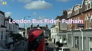 London bus ride - Fulham | London Borough of Hammersmith and Fulham | England | Visit London | UK