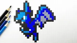 How To Draw Golbat Pokemon Pixel Art