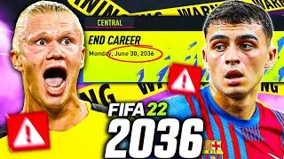 THE END OF FIFA 22 CAREER MODE in 2036&hellip;What happens? FIFA 22 Experiment