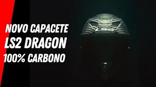 Novo Capacete LS2 Dragon FF807 (100% em Fibra de Carbono 6K) - Grid Motors