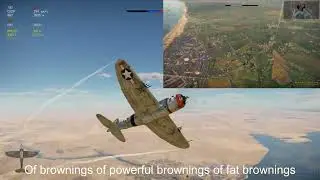 War thunder - Тандерболт против Зеро / P-47D-28 Thunderbolt vs A6M2 Zero