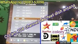 Cccam line 108 channel  ok  👌