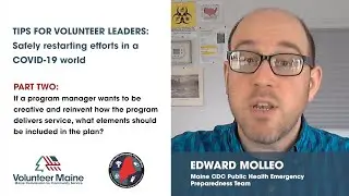 Restarting volunteer efforts during COVID-19: What to plan for when reinventing service delivery