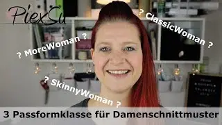 PiexSu Passformklasse für Damenschnittmuster