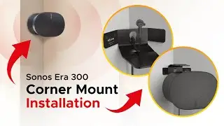 How To Fix Your Soundbass ERA300 Corner Wall Mount Bracket To The Wall And Speaker Installation