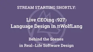 Live CEOing Ep 927: 15.0 Design Review [Chemistry Repository and Paclet Functions]