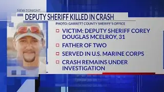 Garrett County Sheriff's Deputy Killed in Crash in Allegany County